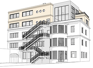 votre permis de construire pour vos immeubles de bureaux Renovation d'immeuble d'entreprise avec iXref