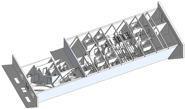 zoning 2D/3D Axonometrie iXref